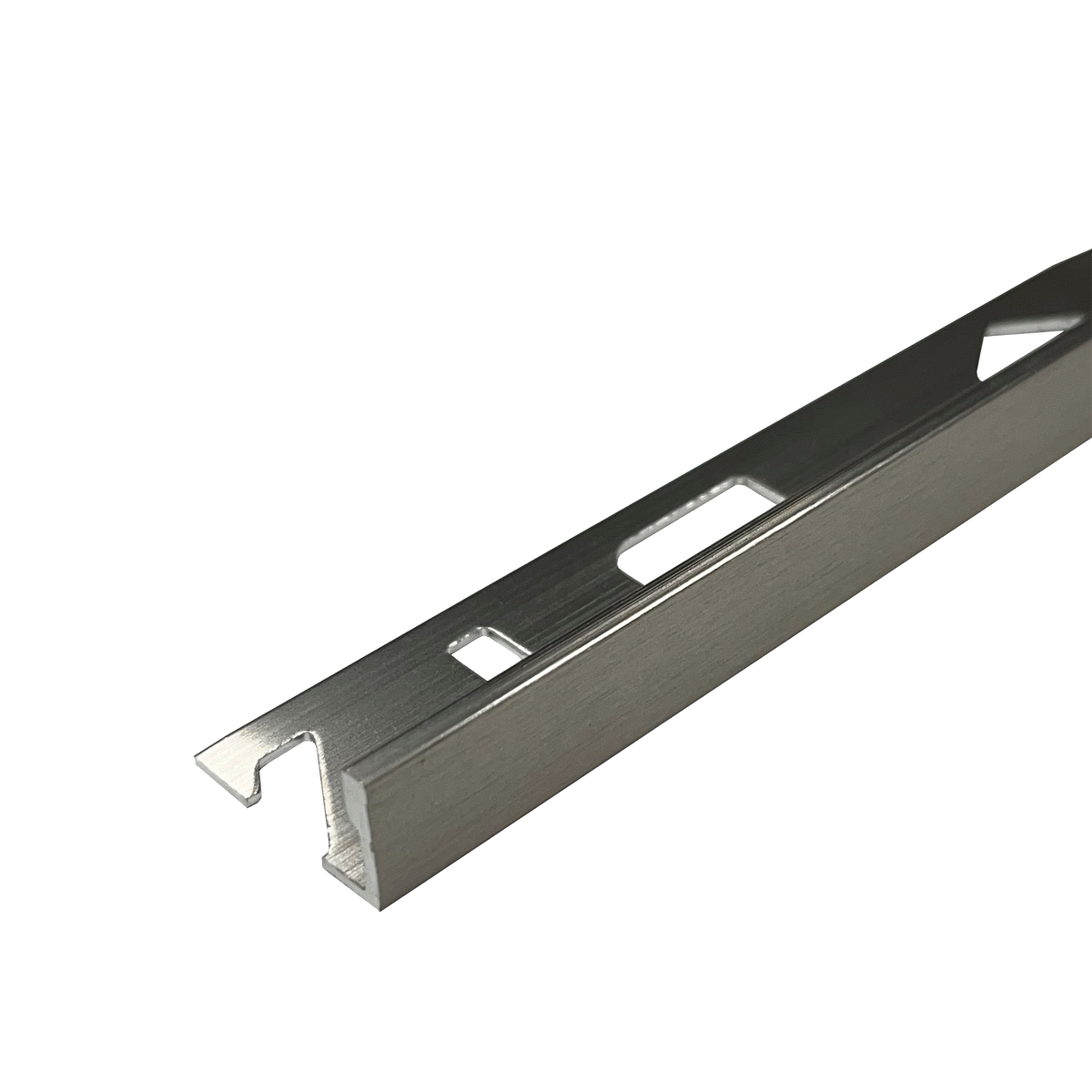 L Angle Aluminium Brush Nickel 15 x 3000mm