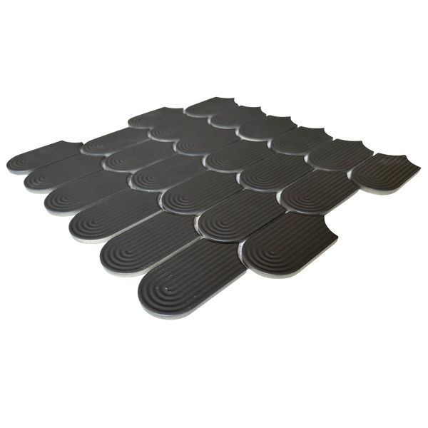 Trevi Charcoal Embossed Matt Mosaic