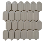 Cascade Trevi Grey Embossed Matt Mosaic