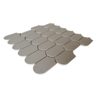 Trevi Grey Embossed Matt Mosaic