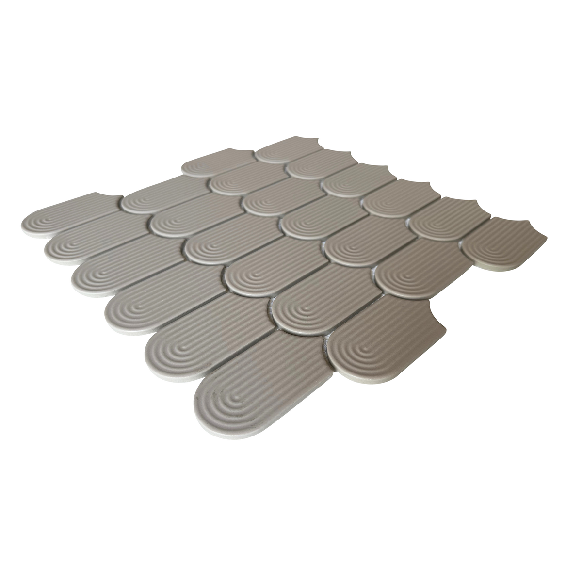 Trevi Grey Embossed Matt Mosaic
