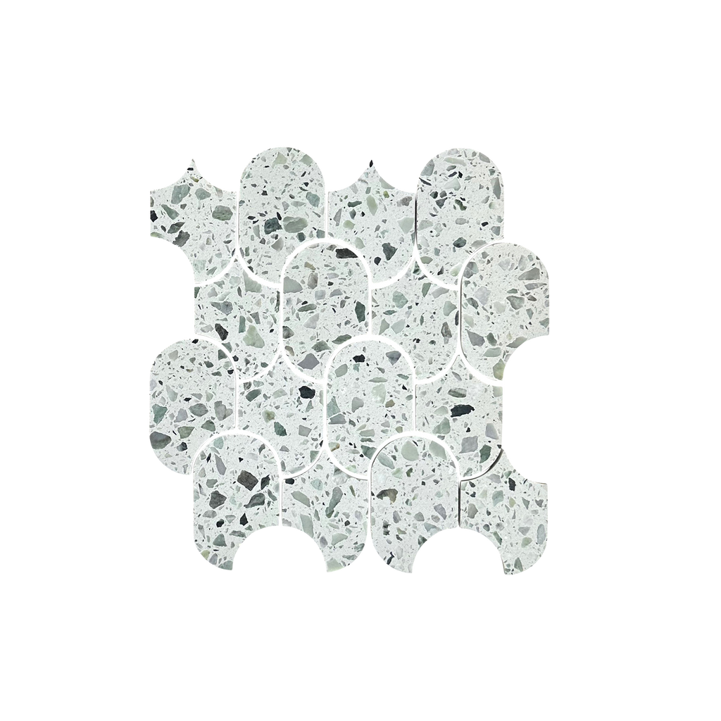 Natural Terrazzo Pistachio Honed Mosaic