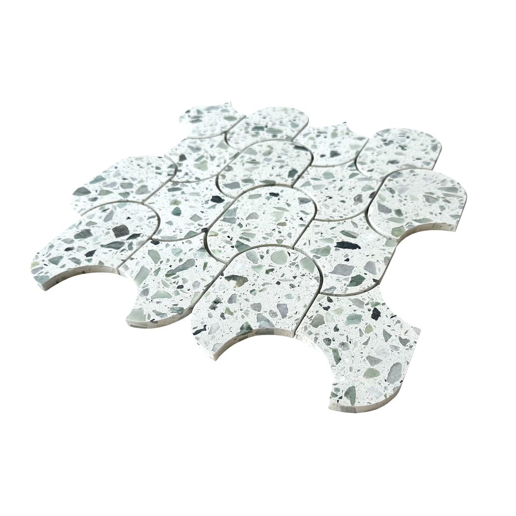 Natural Terrazzo Pistachio Honed Mosaic