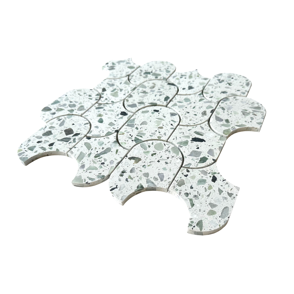 Natural Terrazzo Pistachio Honed Mosaic