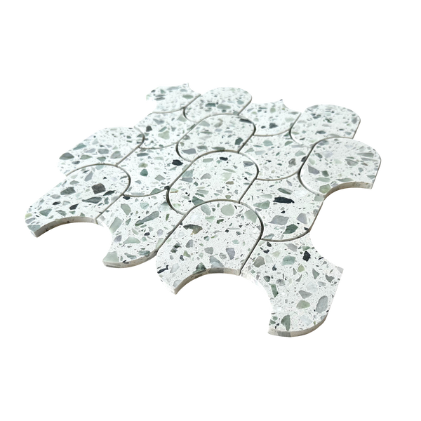 Natural Terrazzo Pistachio Honed Mosaic