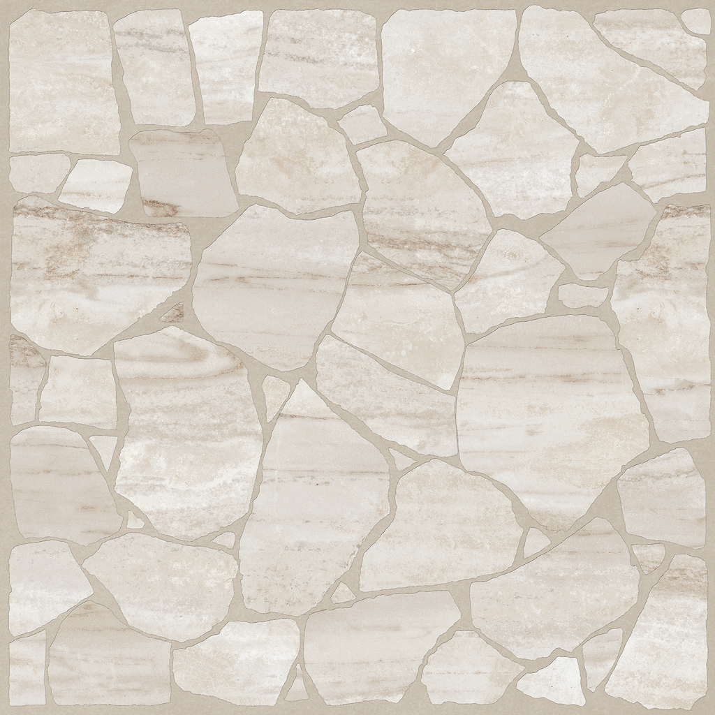CrazyPave Greige Textured Tile