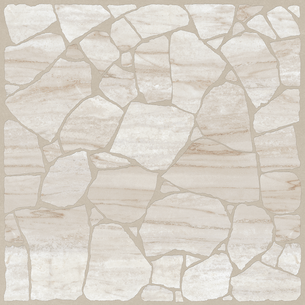 CrazyPave Greige Textured Tile