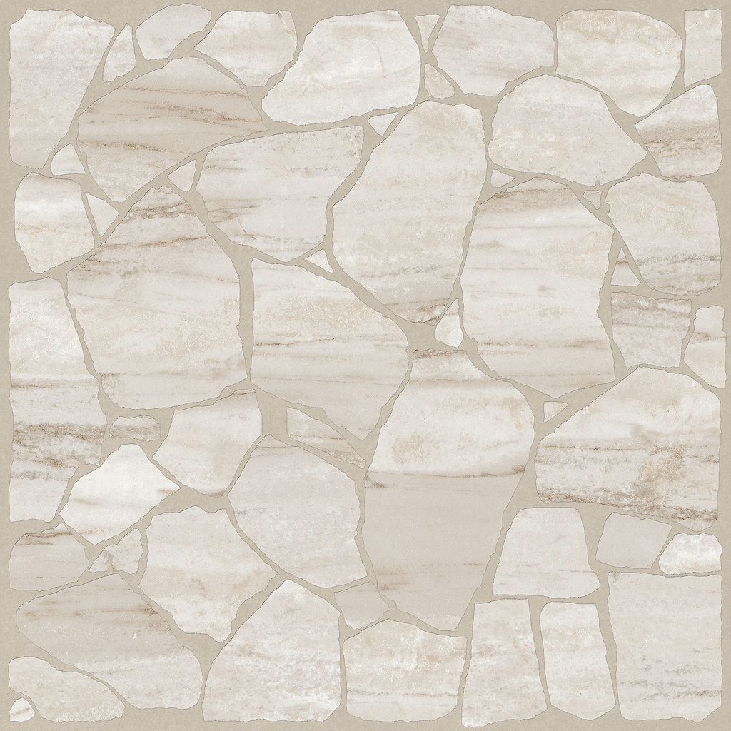 CrazyPave Greige Textured Tile