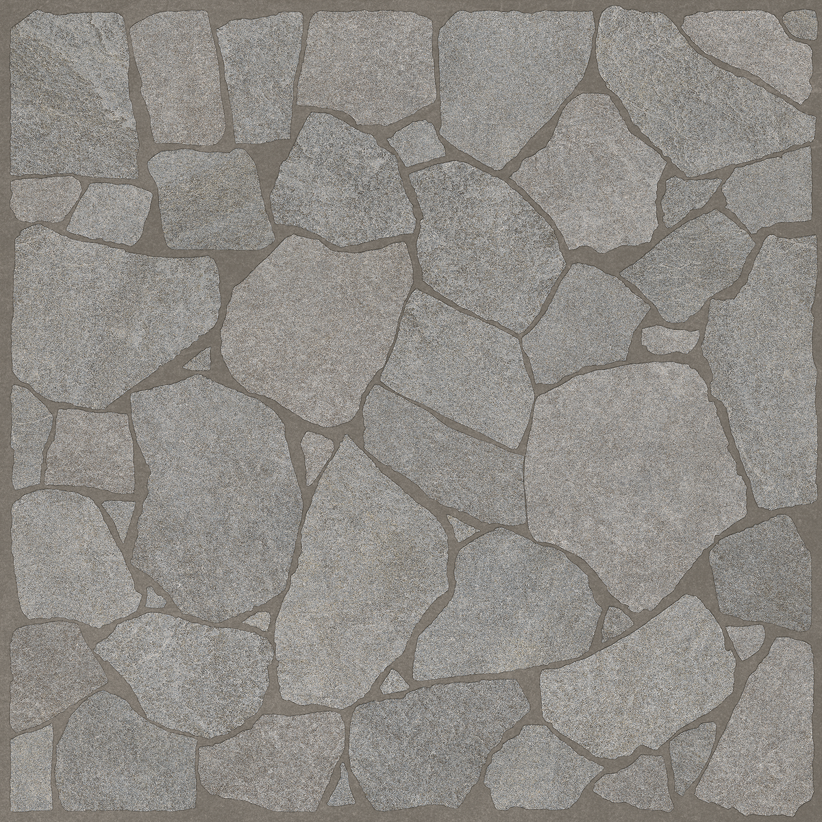 CrazyPave Quartzite Charcoal Textured Tile