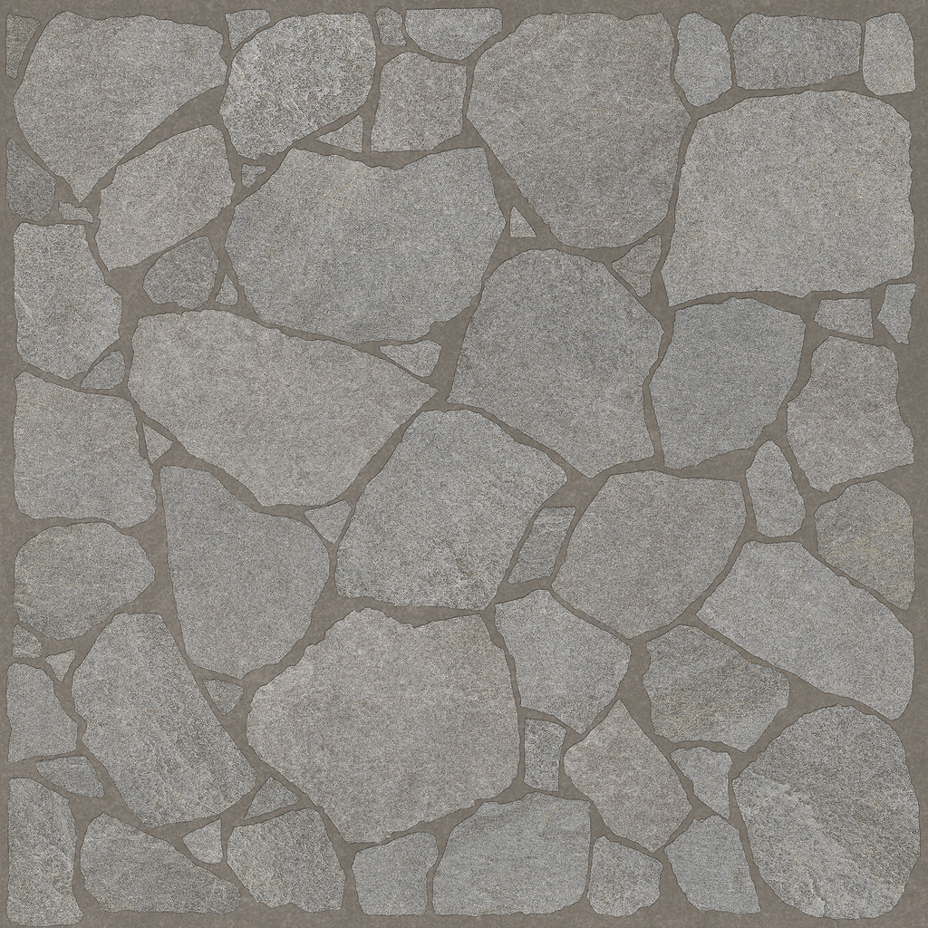 CrazyPave Quartzite Charcoal Textured Tile