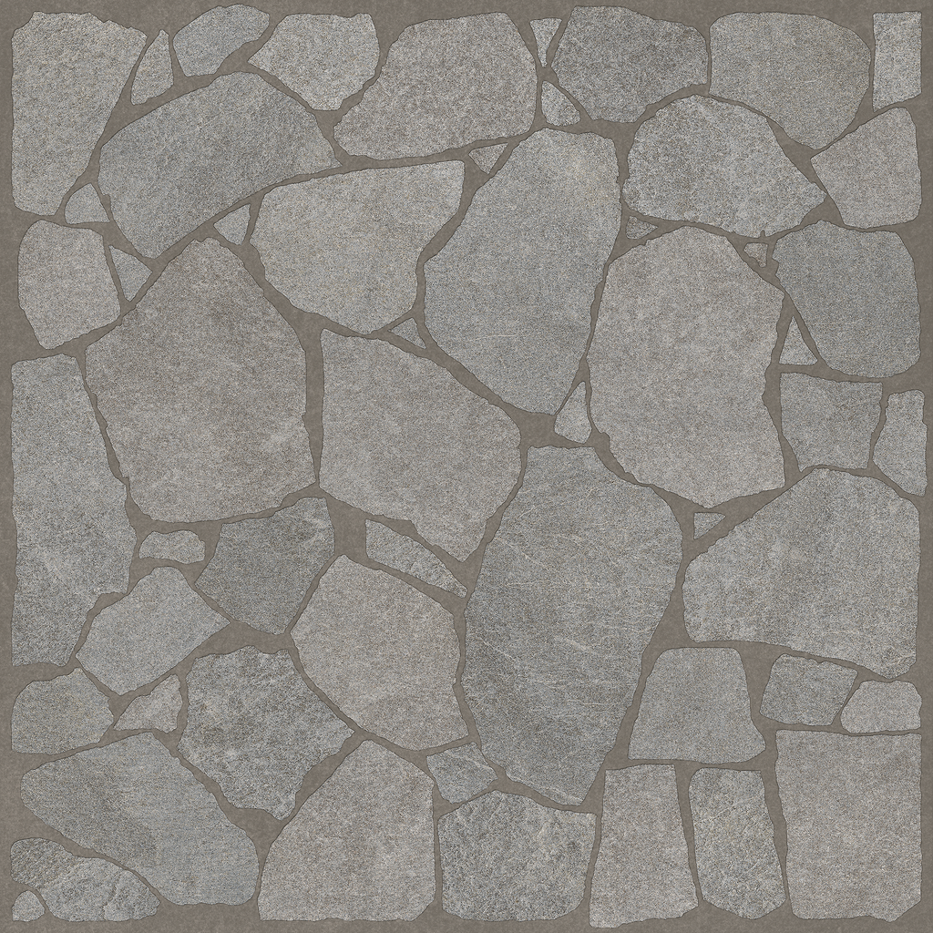 CrazyPave Quartzite Charcoal Textured Tile