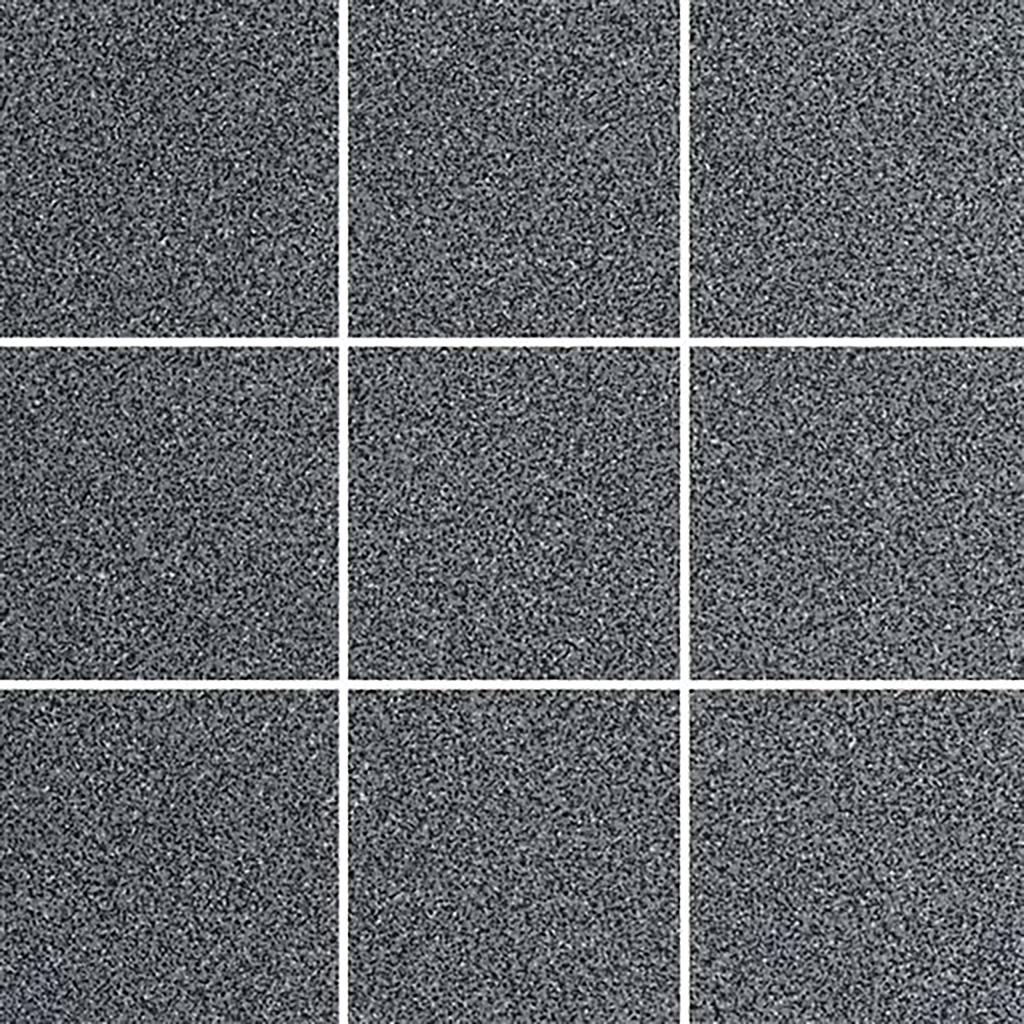 Dotti-Squares Square Dark Grey Textured Mosaic