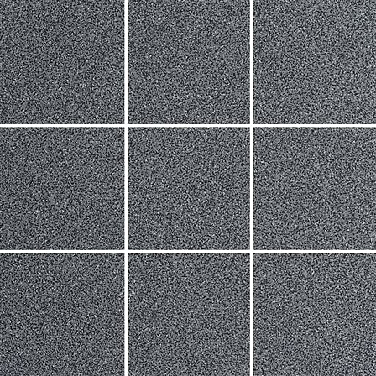 Dotti-Squares Square Dark Grey Textured Mosaic