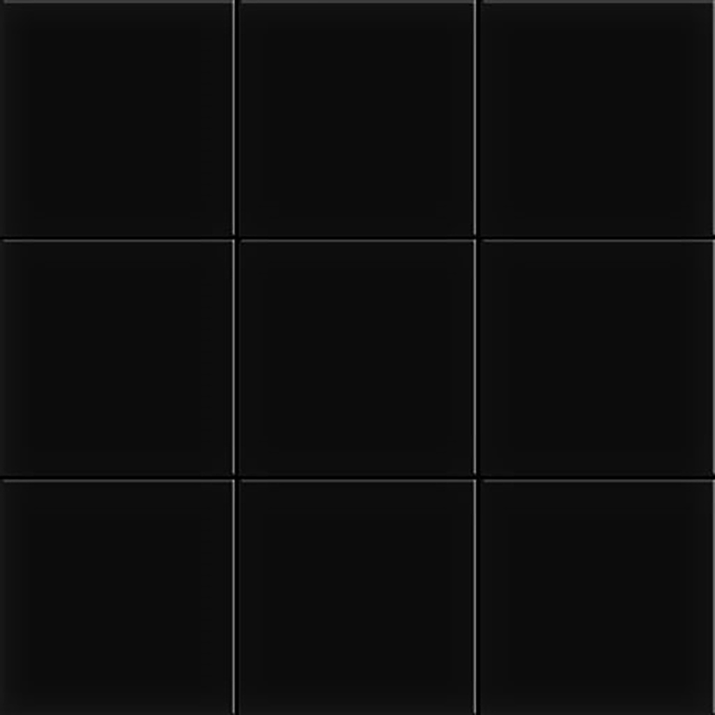 Ral-Large Square Black Matt Mosaic