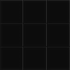 Ral-Large Square Black Matt Mosaic