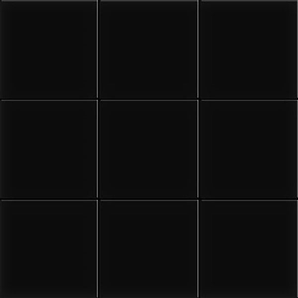 Ral-Large Square Black Matt Mosaic