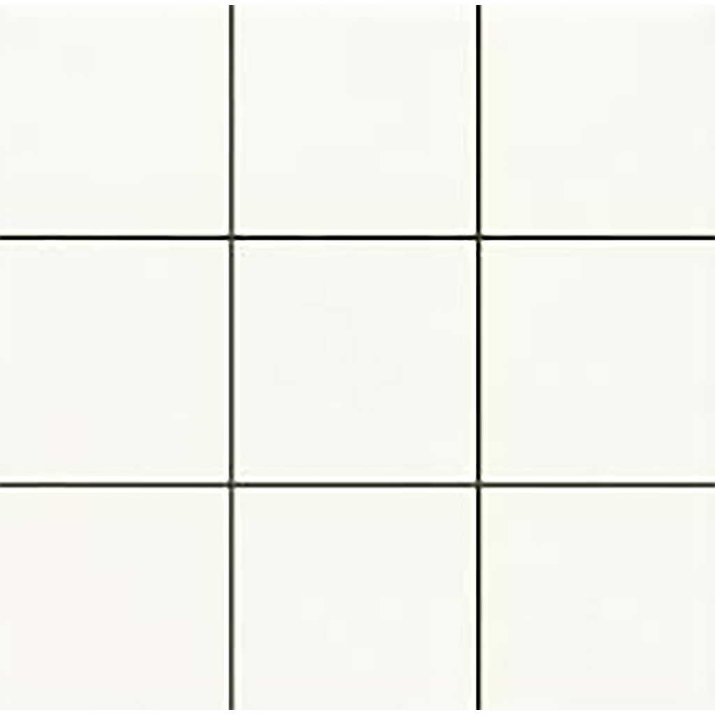 Ral-Large Square Ultra White Antique Matt Mosaic