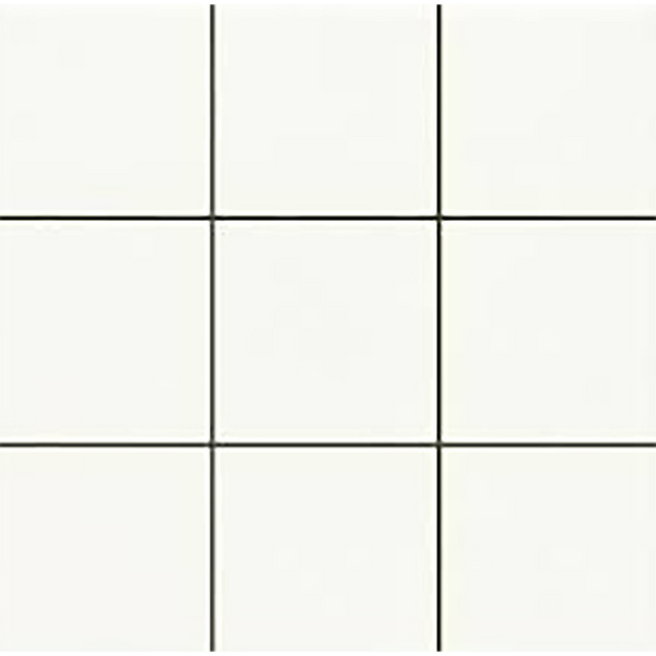 Ral-Large Square Ultra White Antique Matt Mosaic