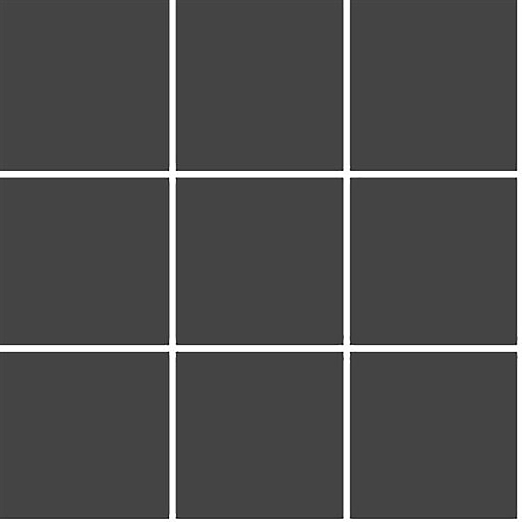 Uni-Large Square Black Textured Mosaic