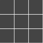 Uni-Large Square Black Textured Mosaic