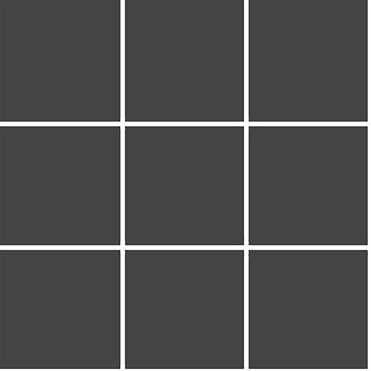 Uni-Large Square Black Textured Mosaic