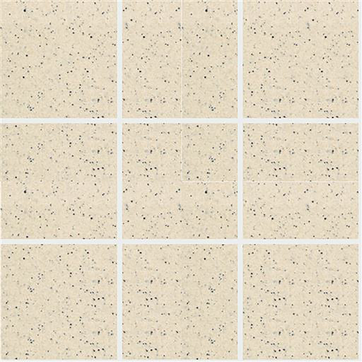 Dotti-Squares Square Ivory Textured Mosaic
