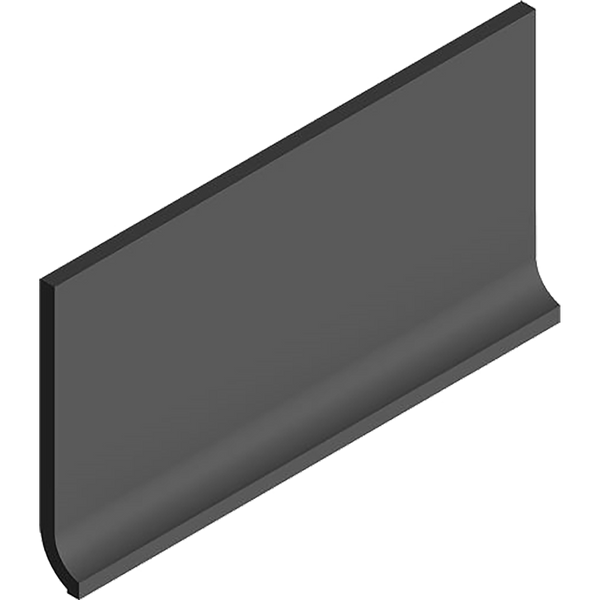 Uni Black Matt Skirt Cove Tile