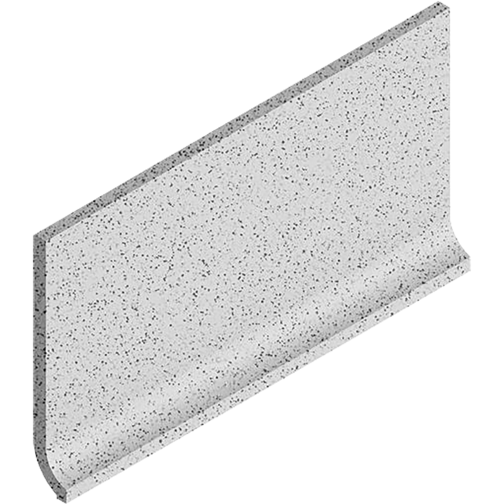 Dotti Light Grey Matt Cove Tile