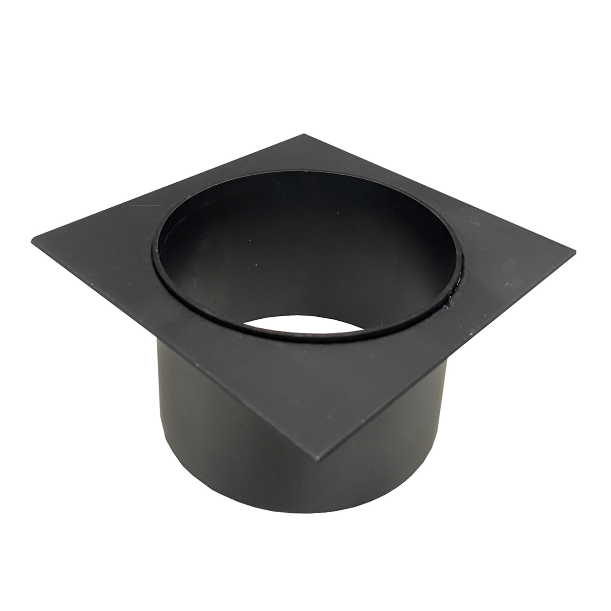 Aluminum Outlet Black/Gunmetal 80mm