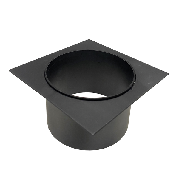 Aluminum Outlet Black/Gunmetal 80mm
