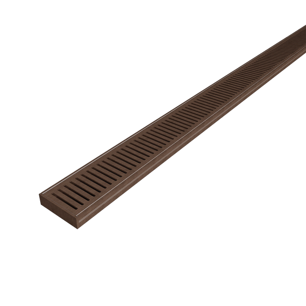 Aluminum Grate Brushed Copper 3000 x 100 x 26mm