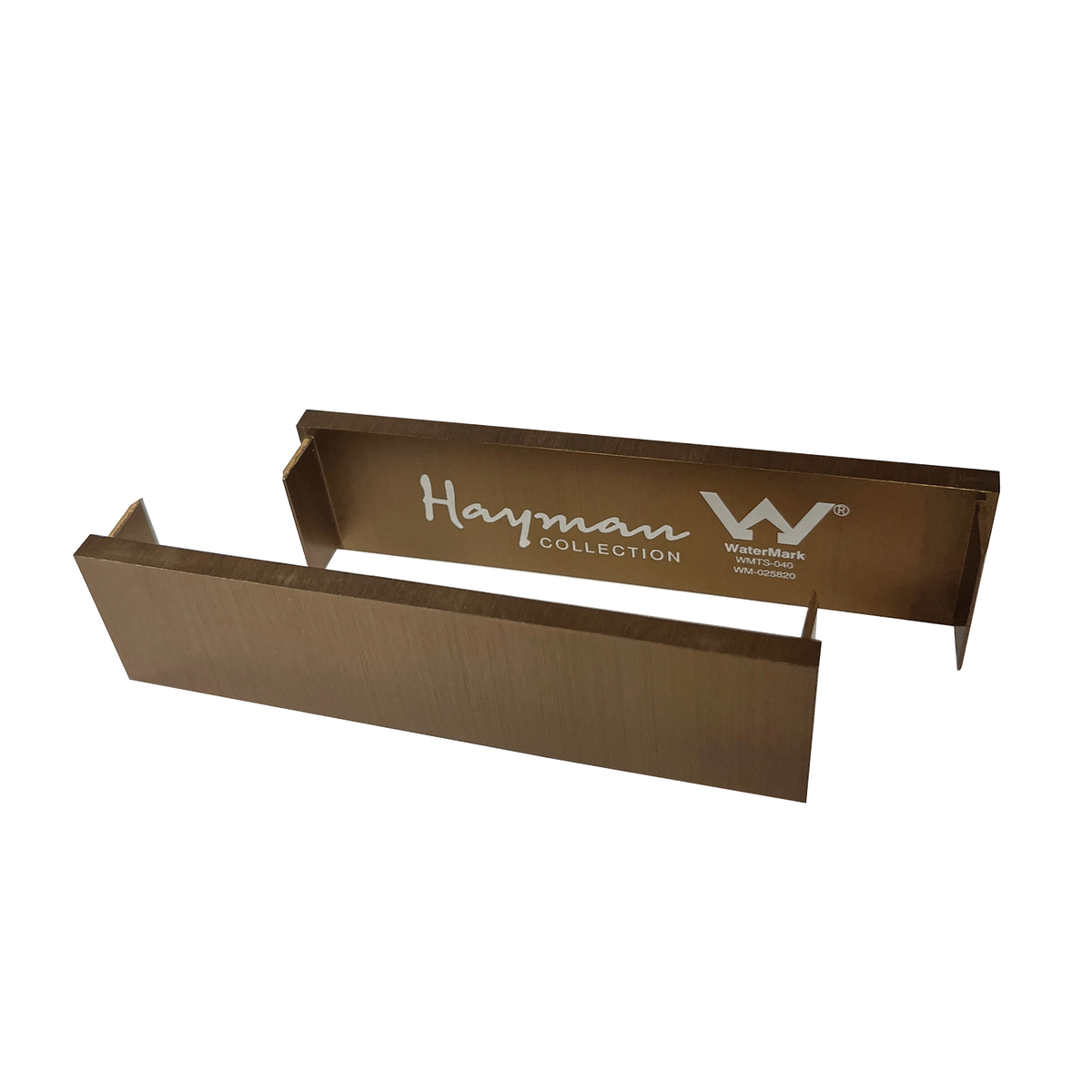 Aluminum End Caps Brushed Copper 26mm 2 Pack
