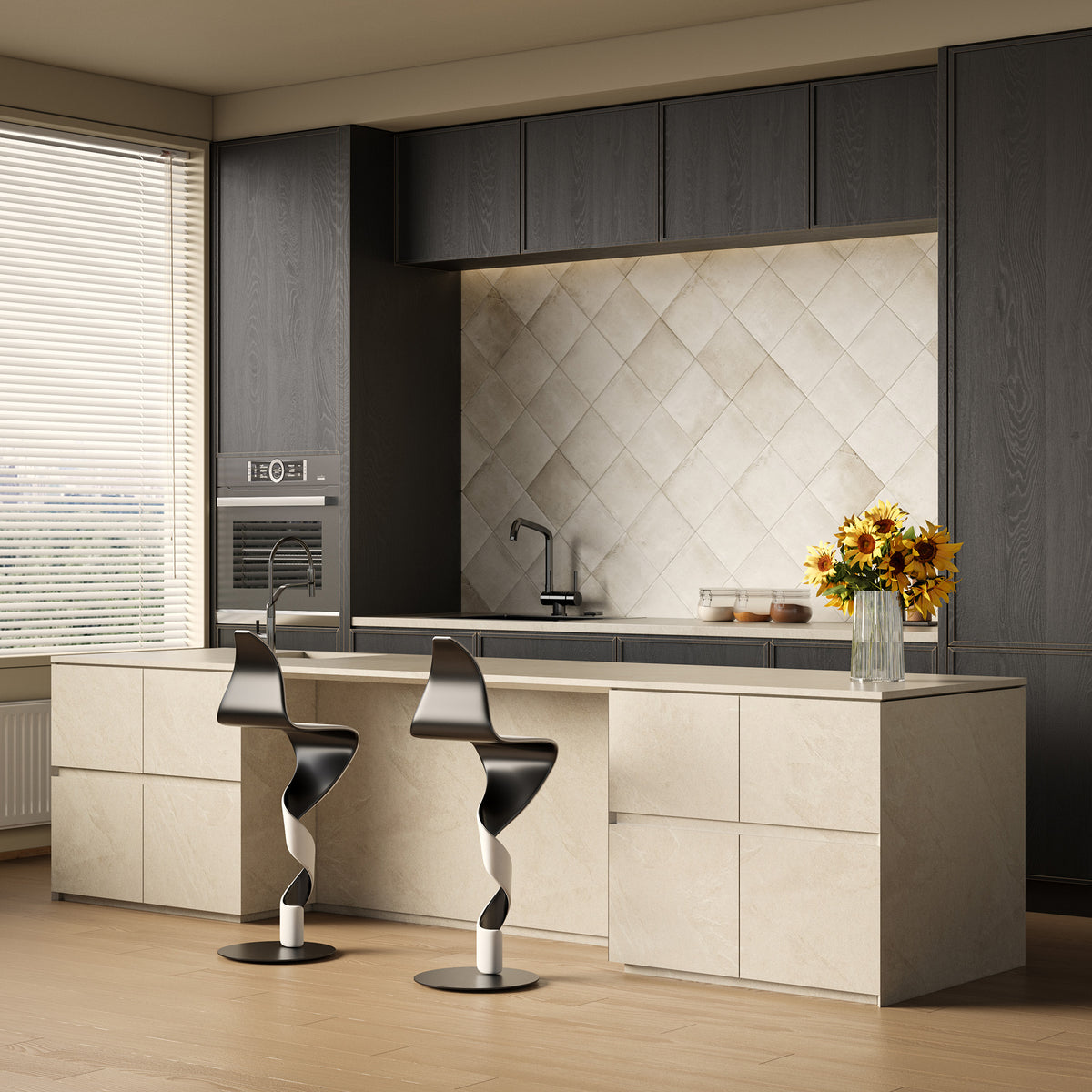 Shell Structured Textured Tile - lifestyle view