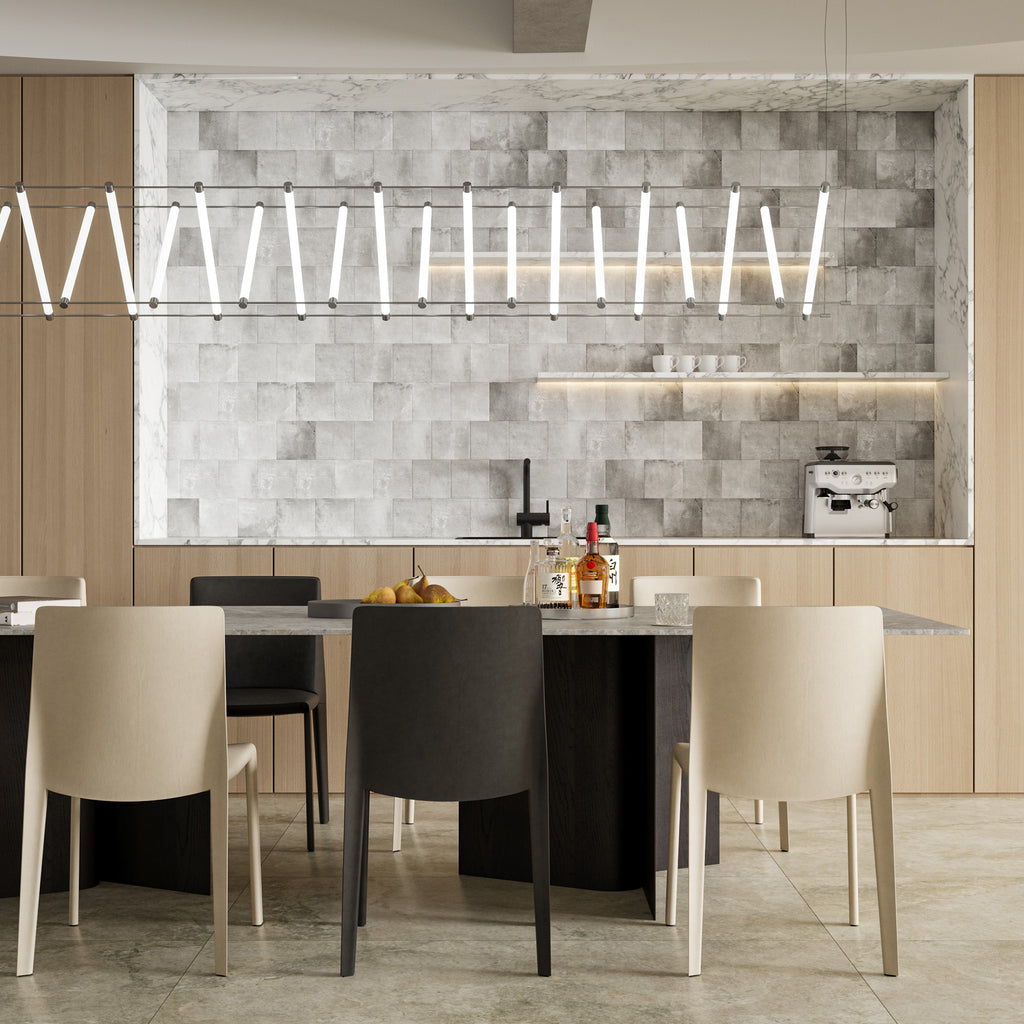 Grey Structured Textured Tile - lifestyle view