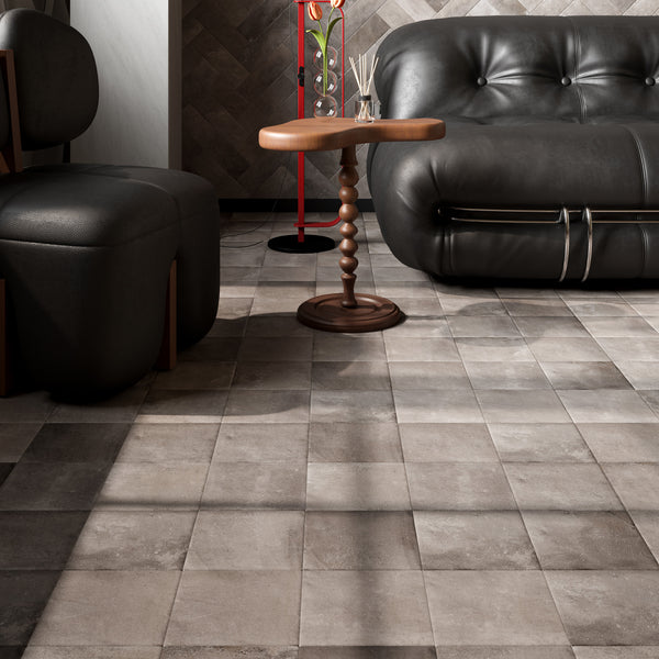 Taupe Structured Textured Tile - lifestyle view