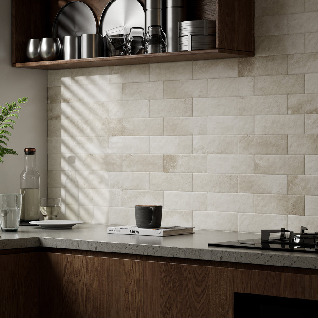 Shell Structured Textured Tile - lifestyle view