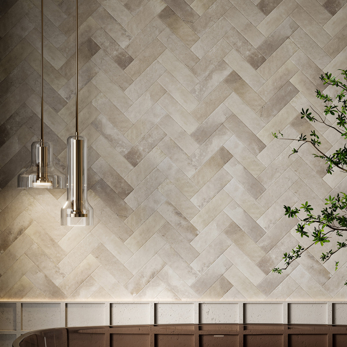 Sand Structured Textured Tile - lifestyle view