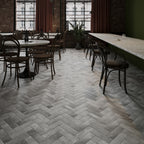Grey Structured Textured Tile - lifestyle view