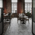 Grey Structured Textured Tile - lifestyle view