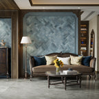 Blue Structured Textured Tile - lifestyle view