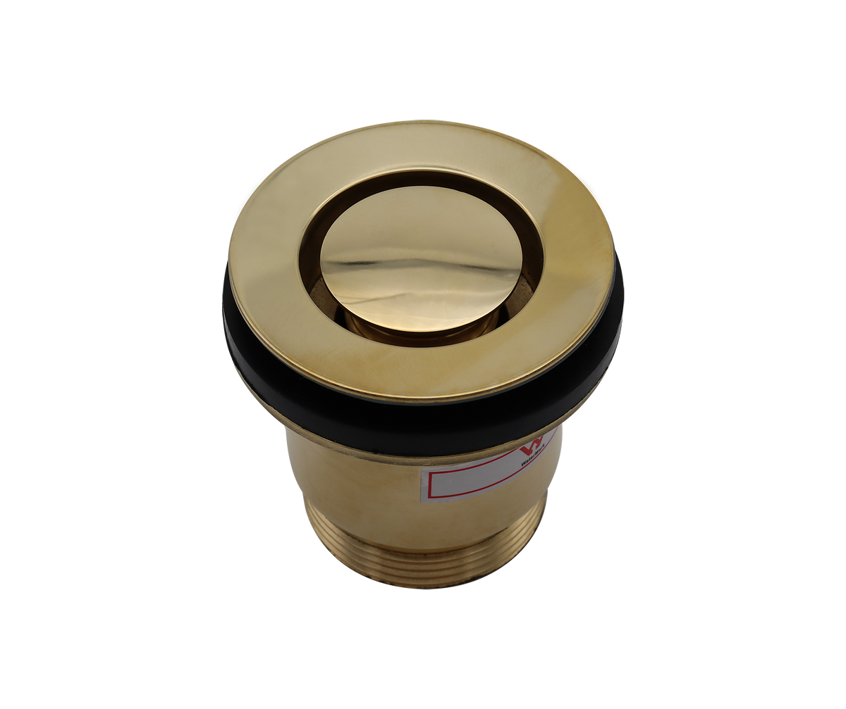 P&W Bath Pop Down Polished Brass 40mm