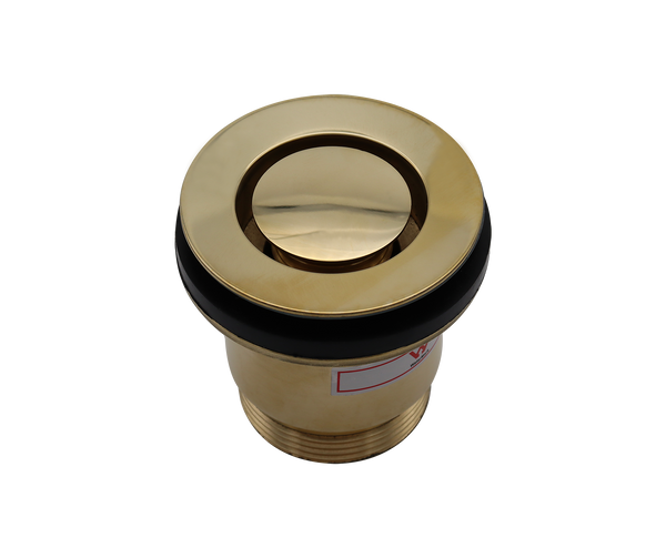 P&W Bath Pop Down Polished Brass 40mm