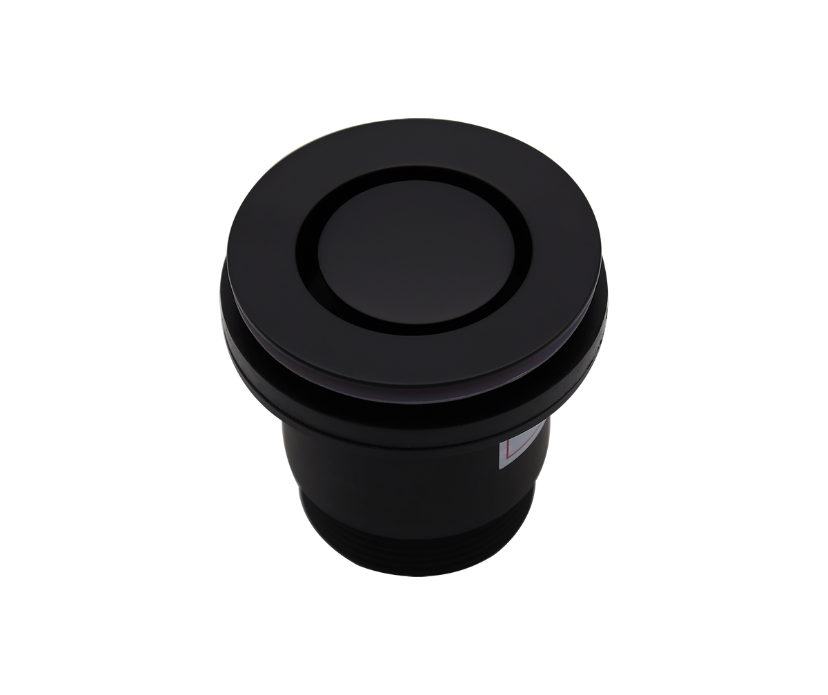 P&W Bath Pop Down Black Chrome 40mm