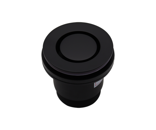 P&W Bath Pop Down Black Chrome 40mm