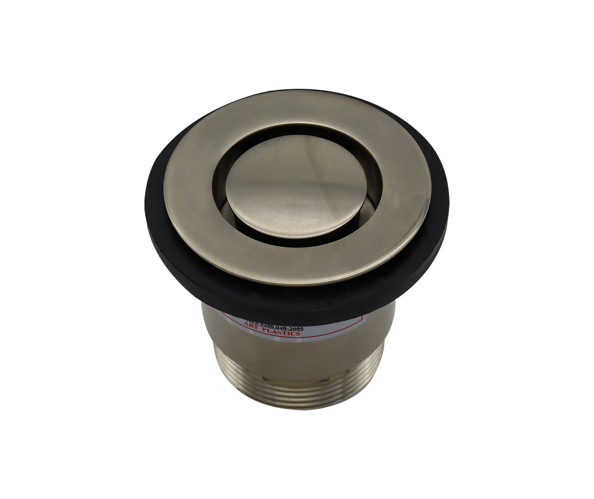 P&W Bath Pop Down Brushed Nickel 40mm