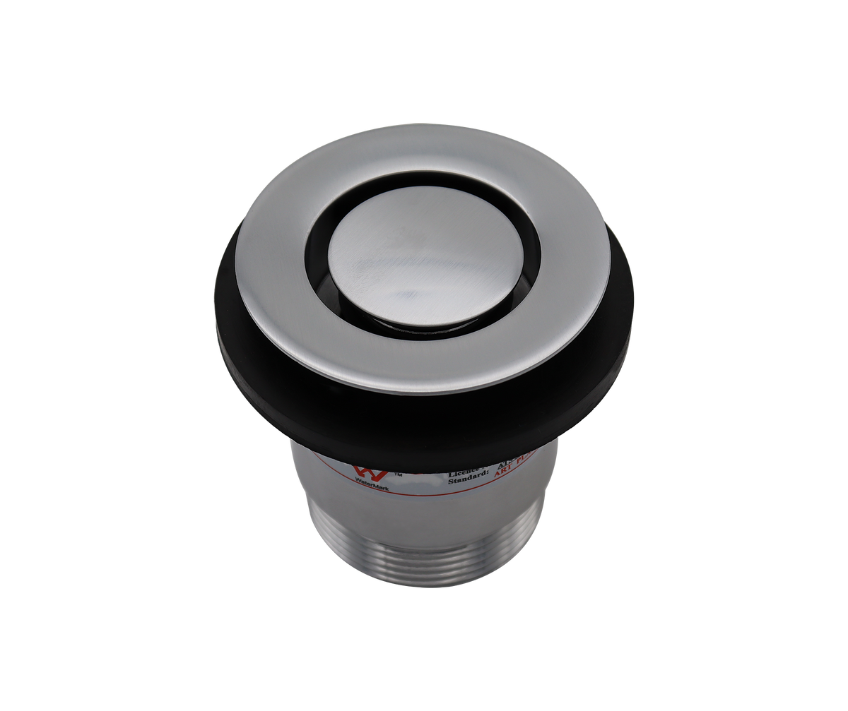 P&W Bath Pop Down Brushed Chrome 40mm