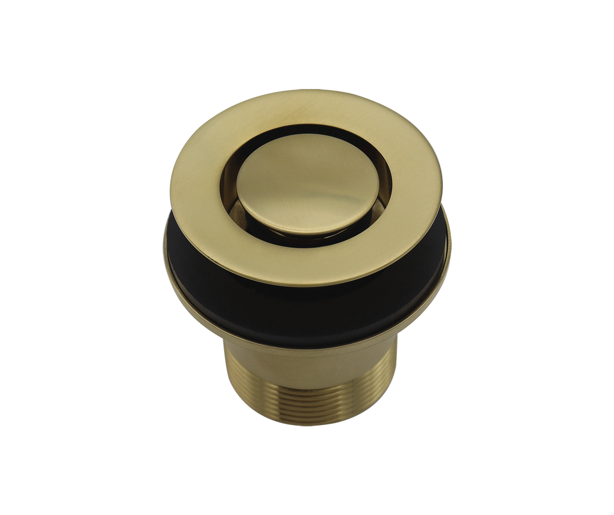 P&W Bath Pop Down Brushed Gold 40mm