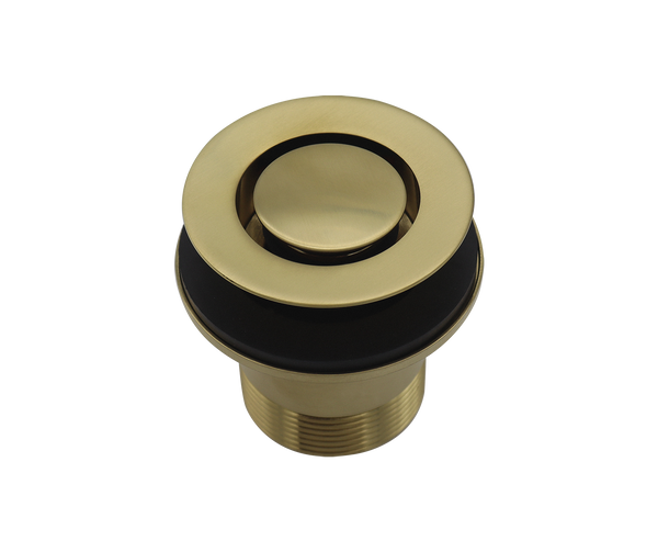 P&W Bath Pop Down Brushed Gold 40mm