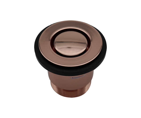 P&W Bath Pop Down Brushed Rose Gold 40mm