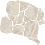 Travertine CrazyPave Crema Microtec Textured Tile (Box 1.44m2)